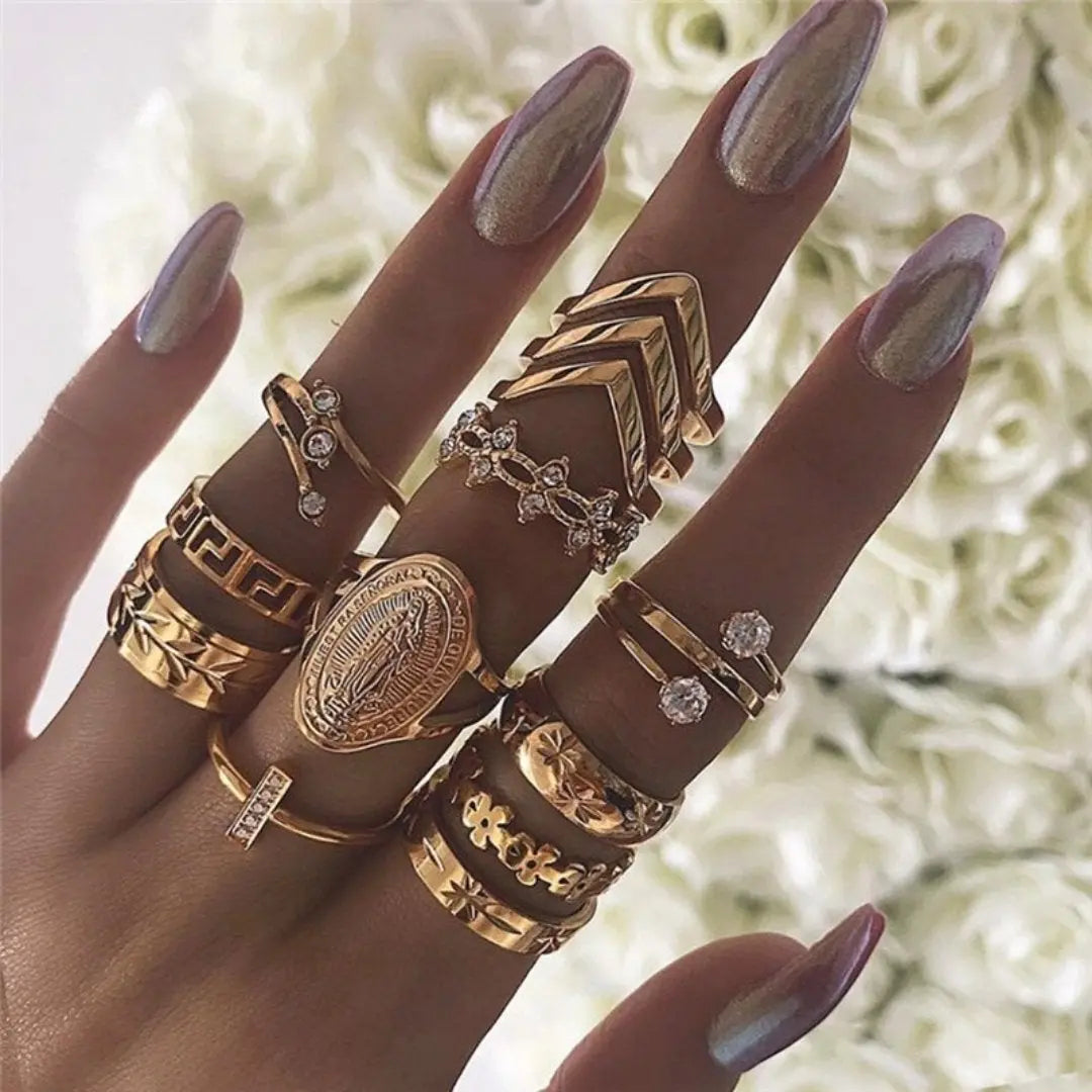 Unique premium packaging containing 8 to 12 rings