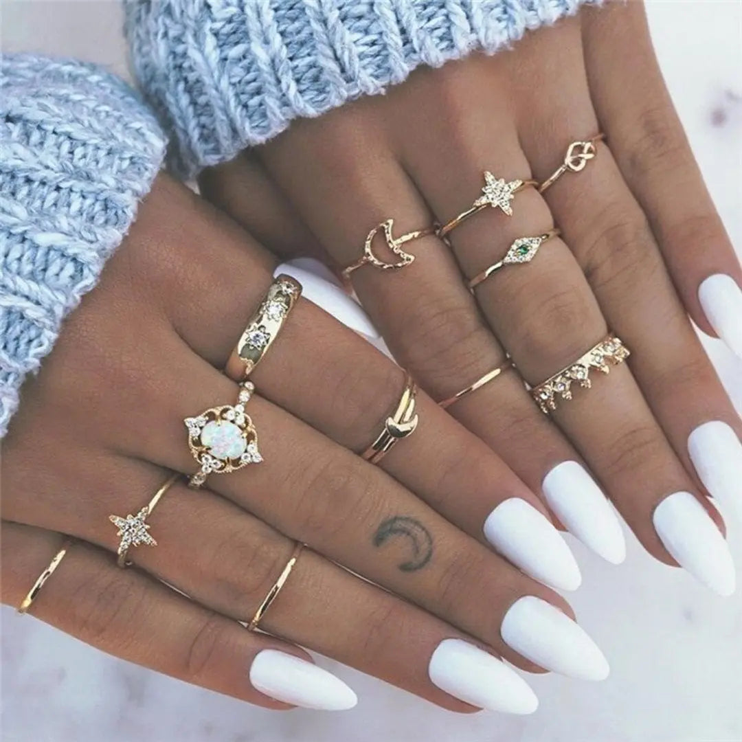 Unique premium packaging containing 8 to 12 rings