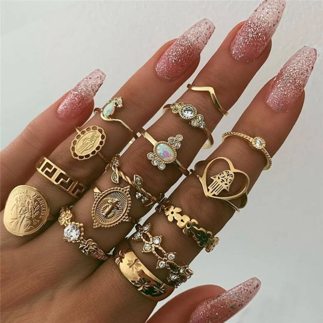 Unique premium packaging containing 8 to 12 rings