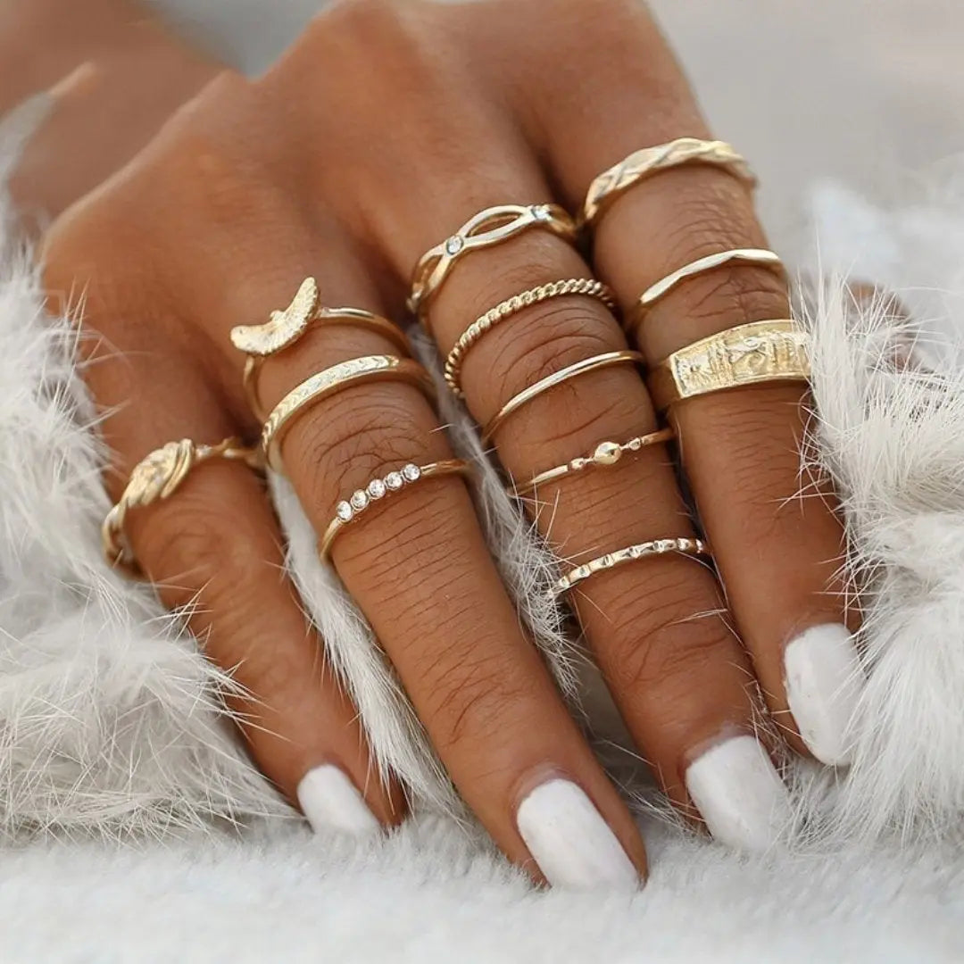 Unique premium packaging containing 8 to 12 rings