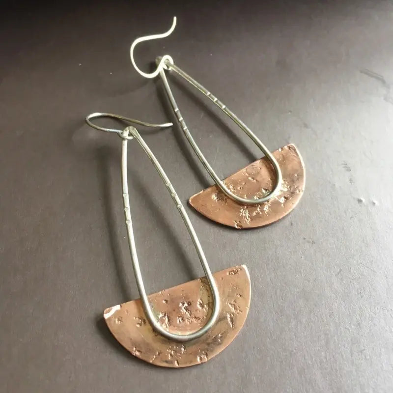 Vintage style desert mechanics earrings