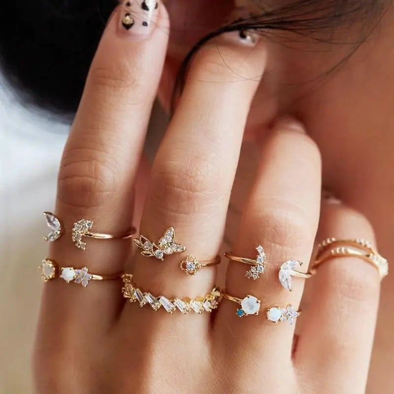 Unique premium packaging containing 8 to 12 rings