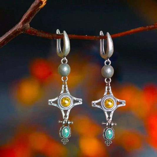 Silver Aura Earrings