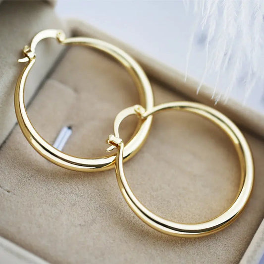 Vintage-Goldene Creolen