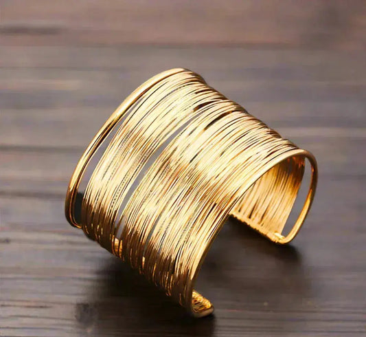 Gold vintage style bracelet